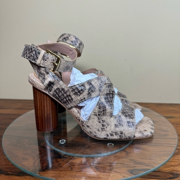 Cole Haan Reina City Sandal in Snake Printed Leather - Picture 7 of 16